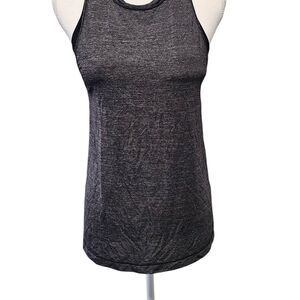 Lululemon Athletica Gray Fitted Sleeveless Tank Top